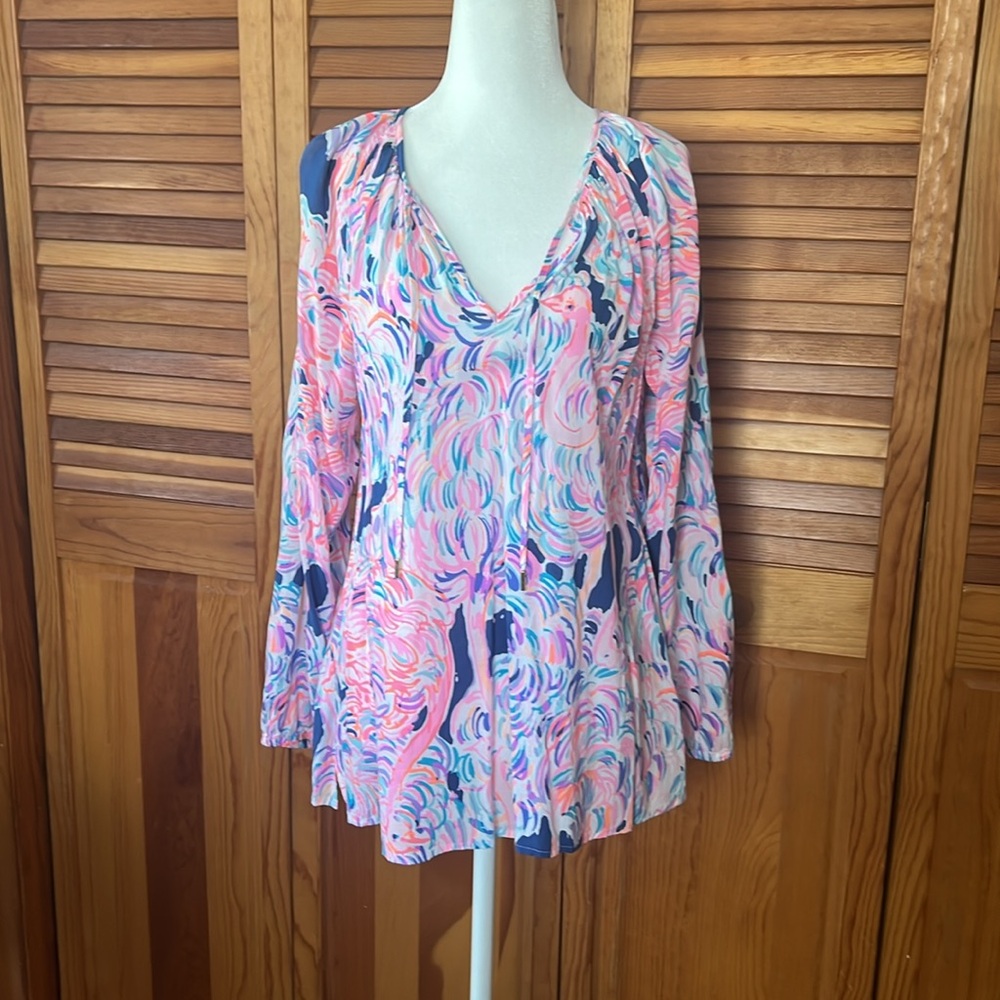 Lilly Pulitzer 100% Silk top